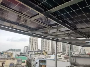 Hệ thống giàn khung lắp tấm pin điện mặt trời