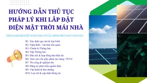 Huong dan thu tuc phap ly khi lap dat dien mat troi mai nha